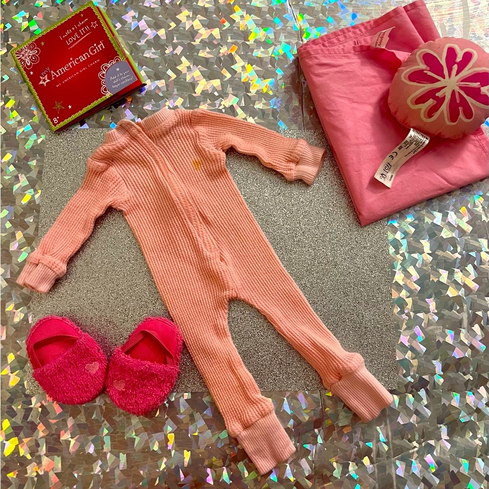 ✨AMERICAN GIRL👧🏽👧🏼👧🏻👧🏿✨ Cutie Patootie☺️ 😴sleepwear for doll 🥱💤